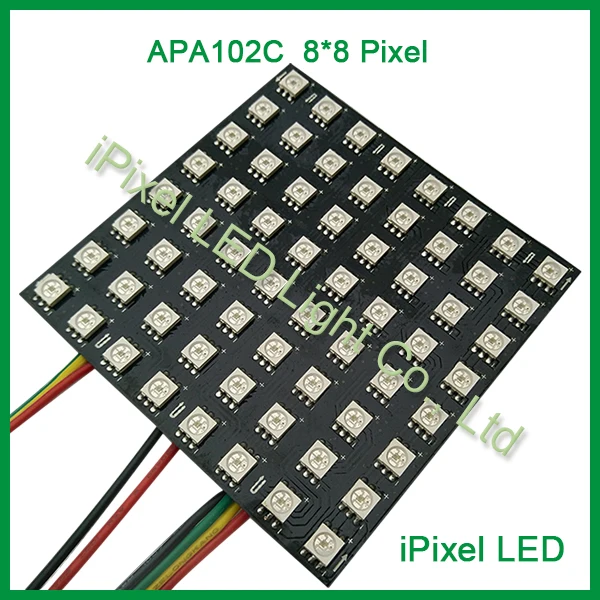 Светодиодный экран apa102 8x8 RGB LED точечная матрица