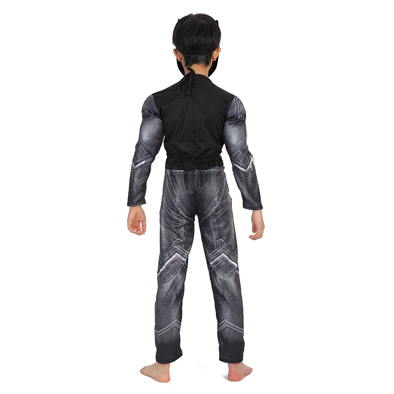 Avengers Hero Black Panther Cosplay Onesies Halloween Carnival Masquerade Birthday Party Costume Gift for children