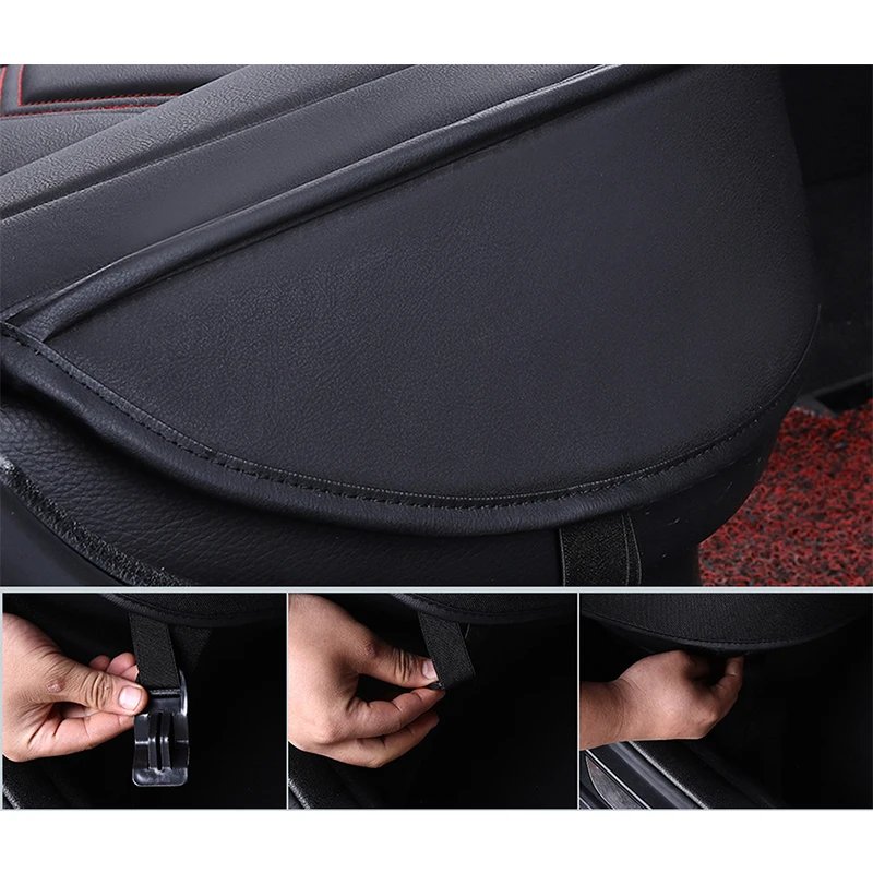 Роскошный кожаный универсальный чехол для автомобильных сидений для hyundai Elantra solaris tucson Zhiguli veloster getz creta i20 i30 ix35 i40 Car