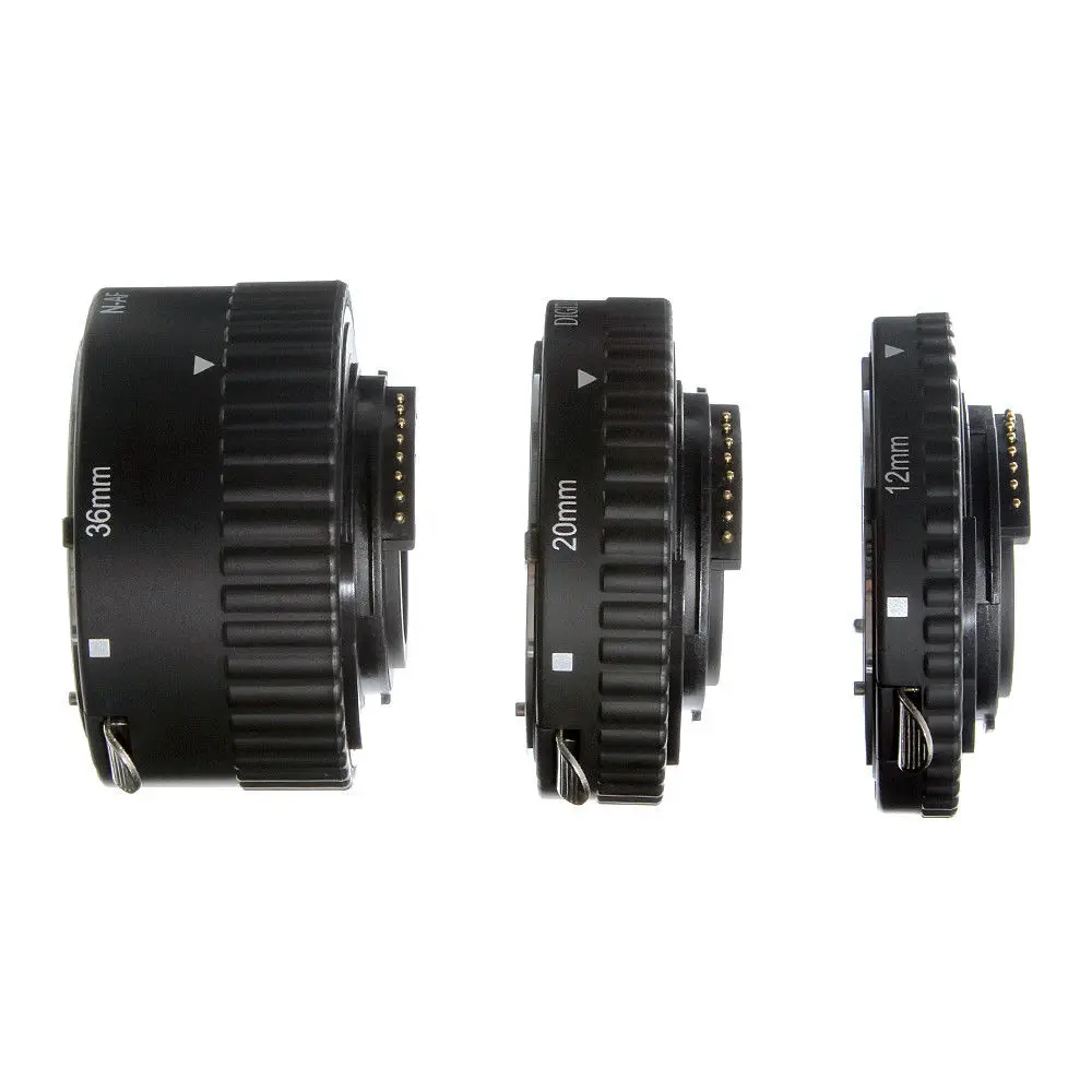 AF Автофокус Макро Удлинитель 12 мм+ 20 мм+ 36 мм набор DG для Nikon D7200 D800 DSLR камеры