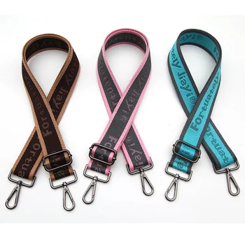 Women Bag Straps Handles Wide Colorful Crossbody Shoulder Bag Strap Replacement Strap Accessory Adjustable Nylon Belt KZ151325 nylon bag straps colorful belt diy accessories replacement women adjustable shoulder crossbody bag handbag strap handle kz151307