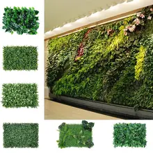 1pc Artificial Turf Carpet Simulation Plastic Boxwood Grass Mat 60cm*40cm Green Lawn For Home Garden Decoration