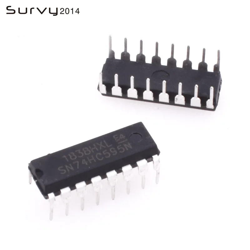 

10pcs/lot New SN74HC595N 74HC595 DIP-16 8BIT SHIFT REGISTERS WITH 3 STATE OUTPUT REGISTERS 74HC595N