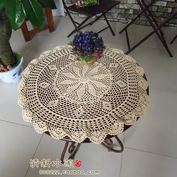 

2014 new fashion design cotton crochet lace table cover tablecloth towel for home decor cutout crochet decoration table cover