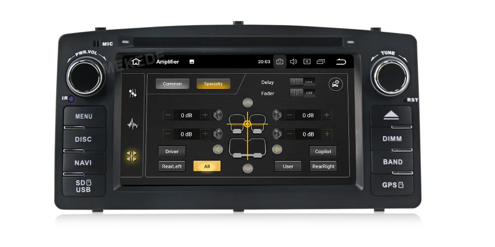 Best IPS DSP Android 9.0 4+64G car multimedia dvd player For Toyota Corolla E120 BYD F3 with GPS navigation radio stereo audio WIFI 41