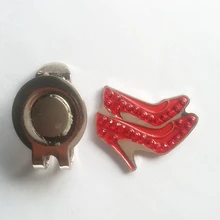 Хрустальный шар для обуви на высоком каблуке с зажимом для шляпы