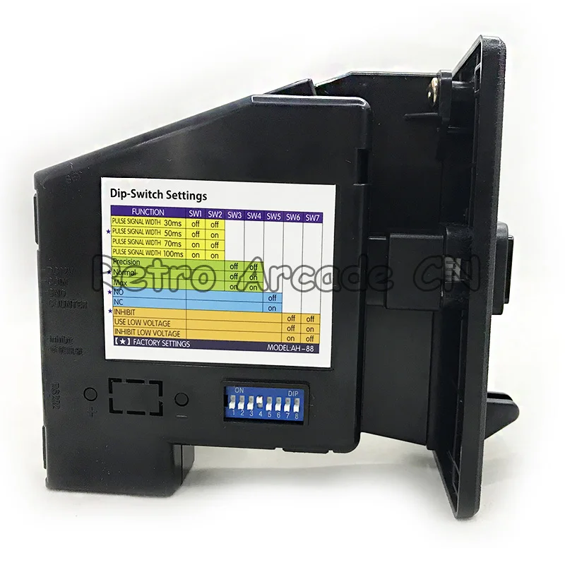 US $252.99 10pcs CL LED High resolution Multi Coin Acceptor Electronic Selector Mech accept 6 coins for Arcade Game cabinet Vending Machine