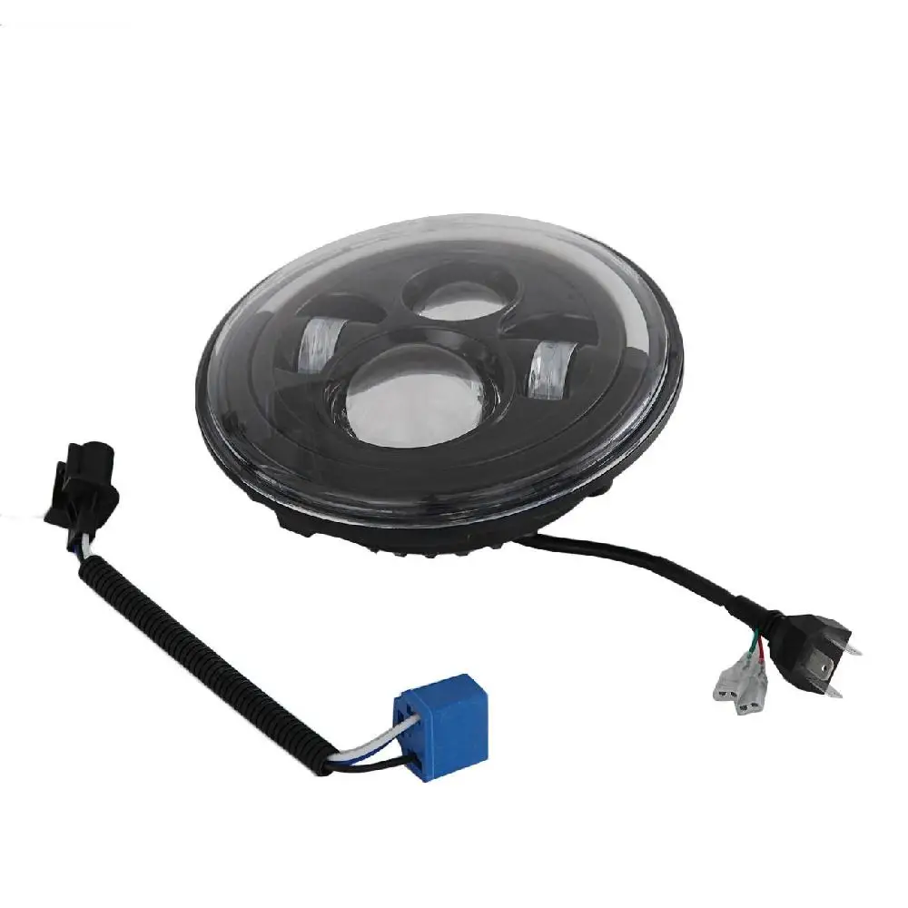 Oslamp 60 Вт круглый светодиодный 7 дюймов фары лампа подсветка Angel Eyes для Jeep Wrangler JK LJ TJ