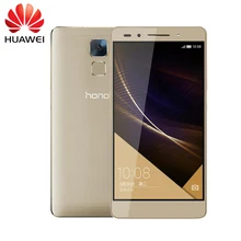 Original HUAWEI HONOR 7 16/32/64GB ROM 3G RAM Mobile Phone Hisilicon Kirin 935 Octa Core 5.2 inch 20MP 4G LTE Fingerprint