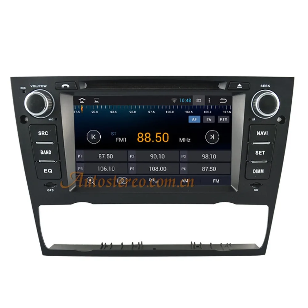 Sale Double DIN Android 5.1.1 Quad Core Car GPS Navigation System DVD Player for BMW E90 E91 E91 Digital Touch Panel Car Multimedia 2