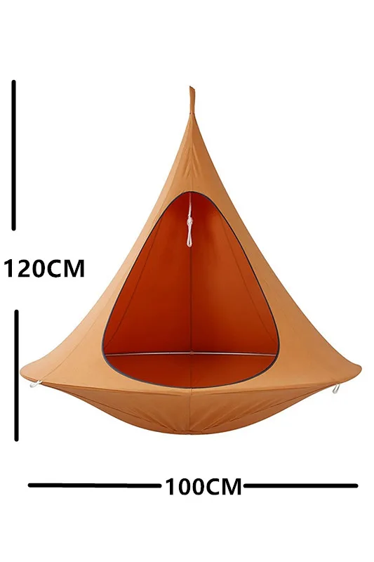 Детские качели детские гамак палатка детские качели стул Крытый Открытый Висячие стулья сиденье Vivere бонсай двойной один Cacoon - Цвет: 100x120cm