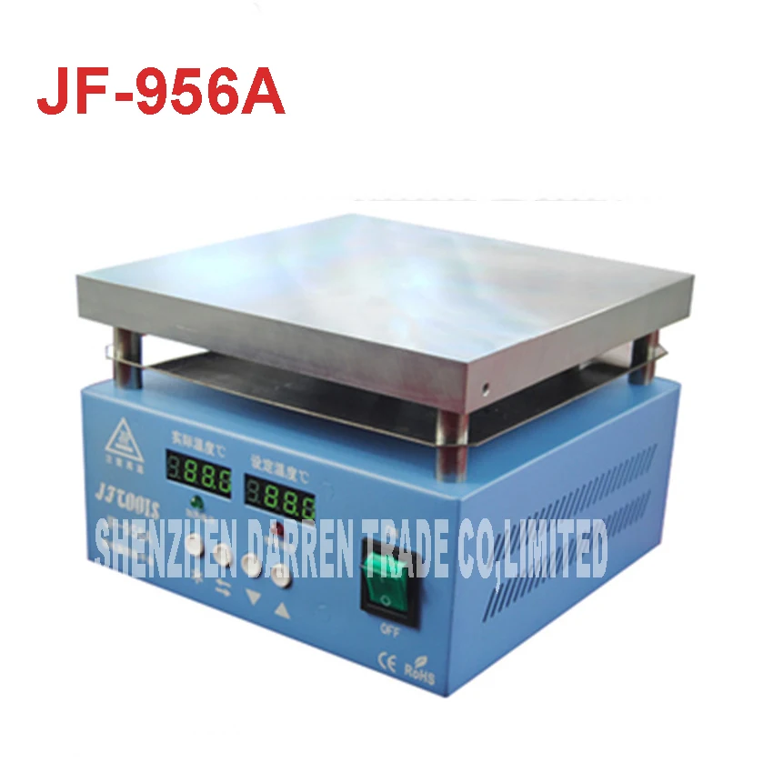 

5pcs Mini JF-956A Preheat Station 200 * 200 MM Digital Constant Temperature Heating Platform for Mobile Phone LCD Screen Repair