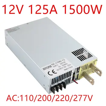 

1500W 125A 12V power supply 0-12v Adjustable power AC-DC High-Power PSU 0-5V analog signal control SE-1500-12