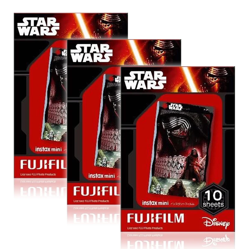 Fujifilm Instax Mini Star Wars Ограниченная серия Instant 30 пленка для Fuji Mini 7 s 8 25 50 70 90 и Share SP-1