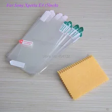 100 шт./лот Ultra Slim прозрачная пленка для охраны sony Xperia E4 Экран протекторы