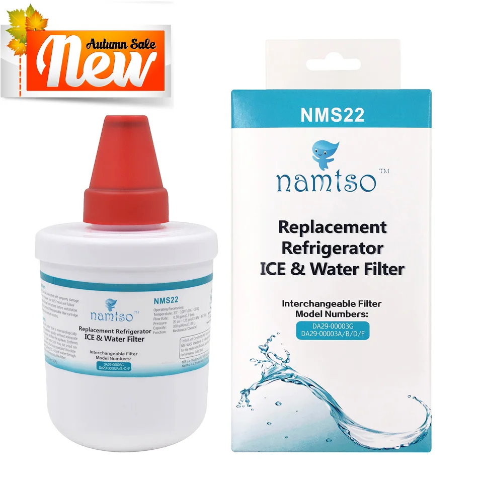 Water Purifier Namtso NMS22 Refrigerator Water Filter Smartwater Cartridge Replacement for Samsung Filter DA29-00003G 1 Piece Water Purifier Namtso NMS22 Refrigerator Water Filter Smartwater Cartridge Replacement for Samsung Filter DA29-00003G 1 Piece