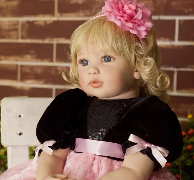 Модная силиконовая Реалистичная кукла-младенец, Высококачественная модель куклы принцессы, подарок из бутика на Рождество