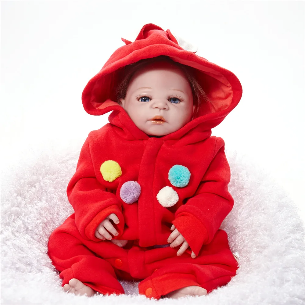 

Lifelike Baby Dolls 22 Inch 55cm Realistic Soft Vinyl Silicone Full Body Reborn Dolls Kid's Birthday Christmas Gift Brinquedos