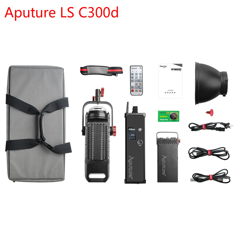 

Aputure Photography Lighting LS C300d COB Light 300W 5500K TLCI Professional Shooting Film Light Video Light Led for Youtube