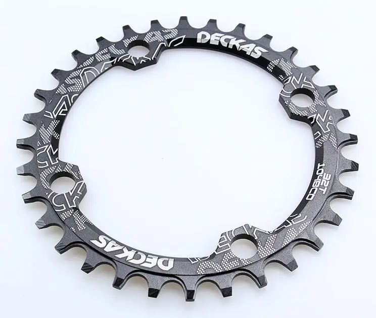 Deckas 104BCD Round Narrow Wide Chainring MTB Mountain bike bicycle 104BCD 32T 34T 36T 38T crankset Tooth plate Parts 104 BCD