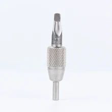 Профессиональный 1 шт. Серебряный захват машины татуировки из нержавеющей стали