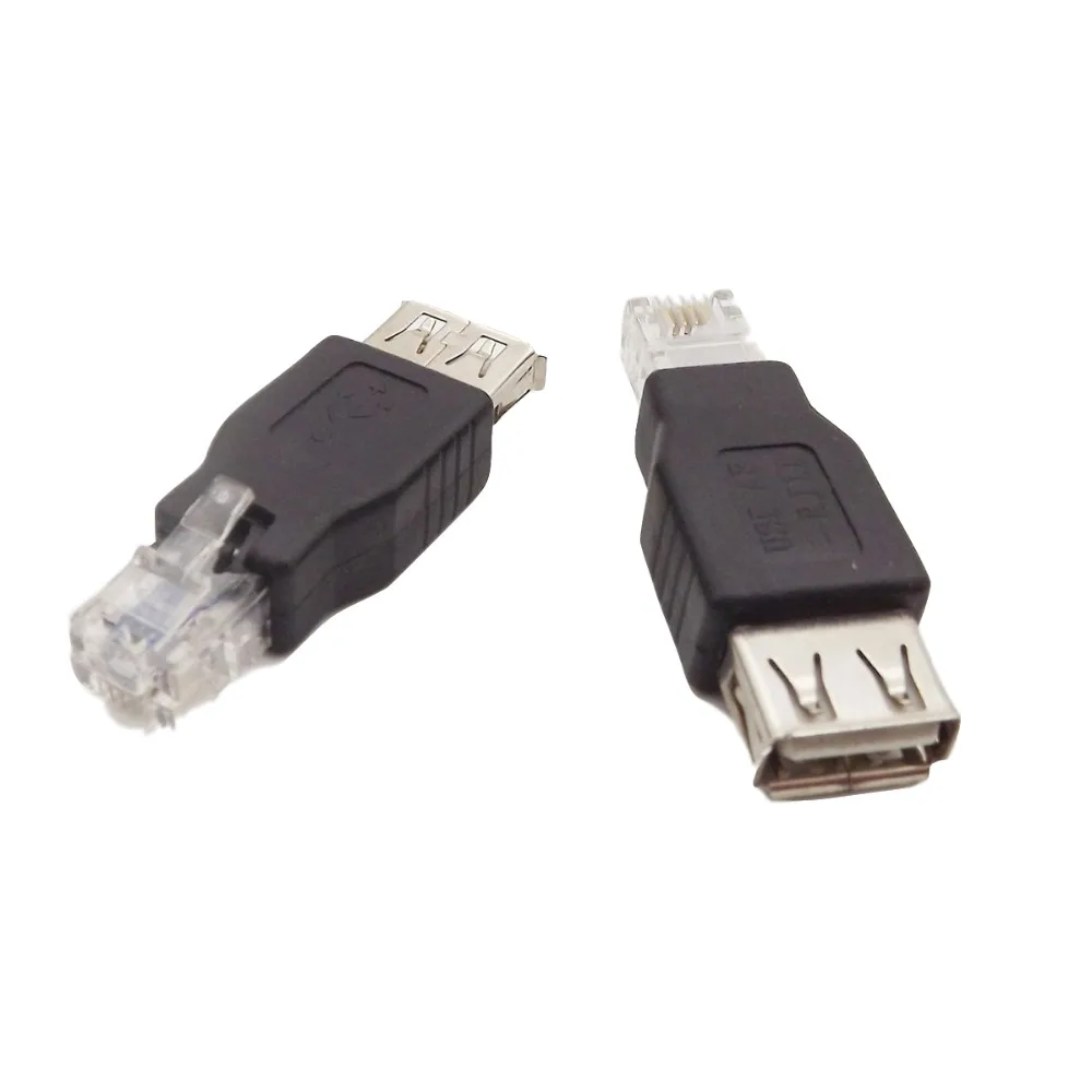 USB母转RJ11公转换头 11