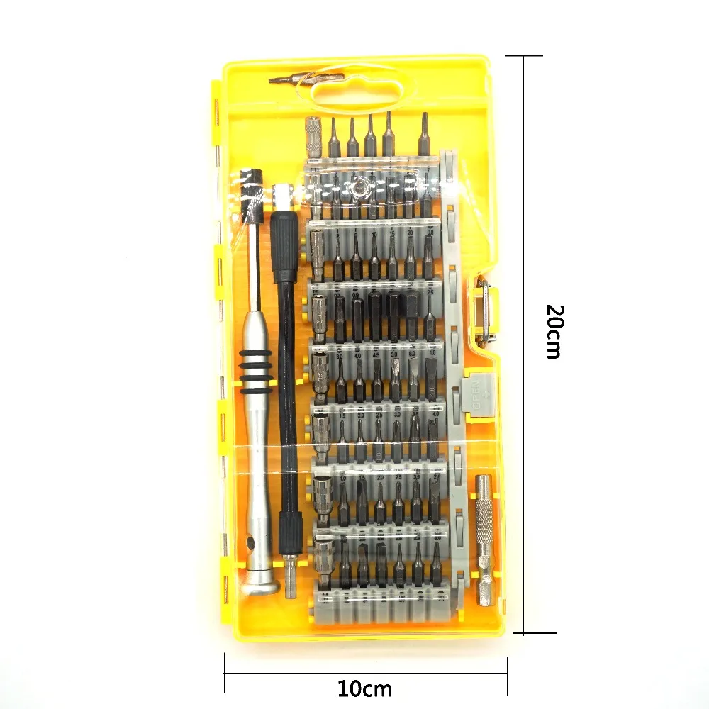 20 компл. 60 в 1 точность Отвёртки инструментов Магнитная Отвёртки набор для сотового телефона Планшеты компактный ремонт обслуживания с