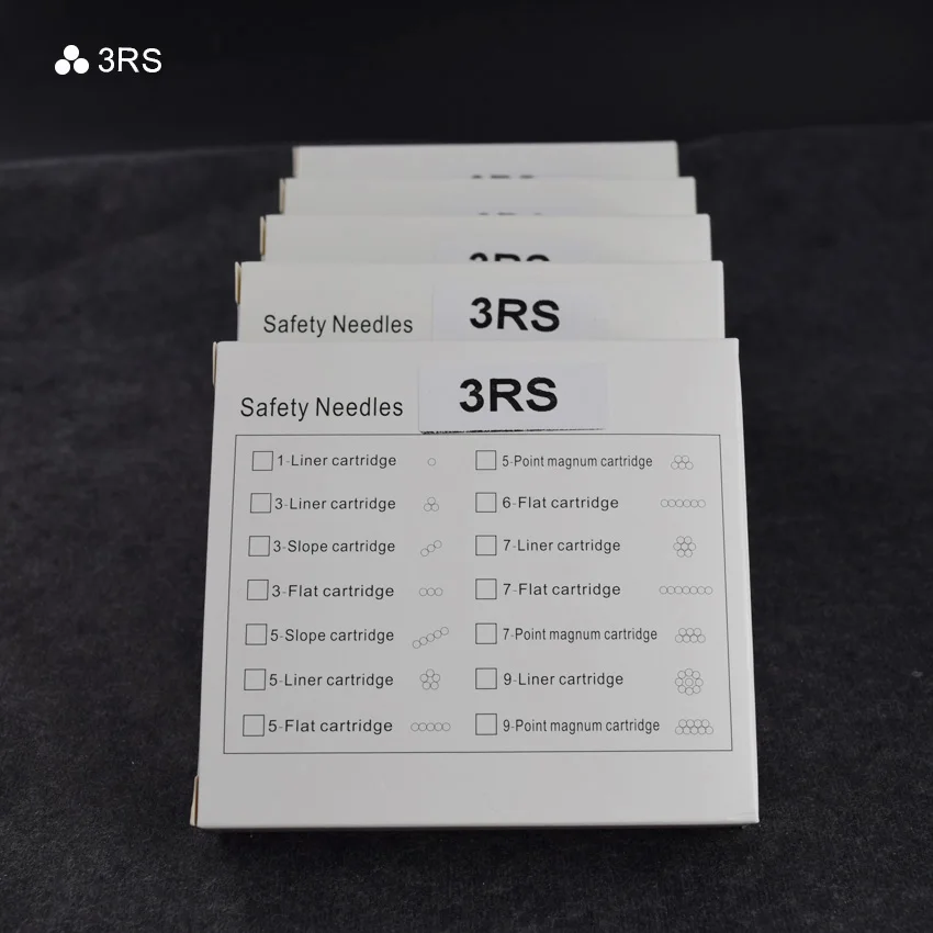 Иглы Professional100pcs 3RS Одноразовые стерилизованное татуировки перманентный Макияж Pen