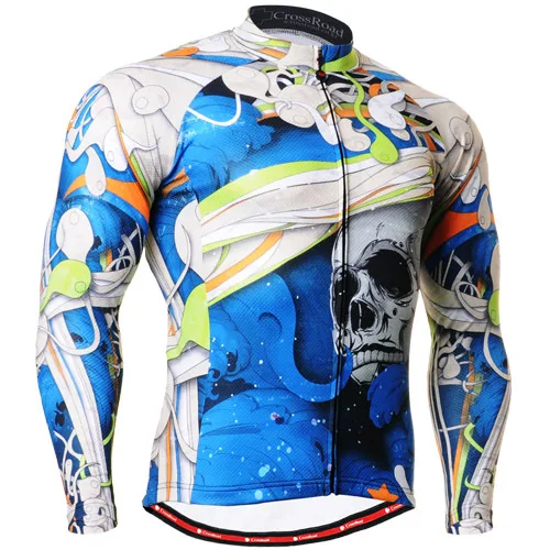 

ZS-19B1 Men's Cycling Jersey long sleeve Men ride clothing breathable moisture wicking long-sleeve bicycle clothes 19B