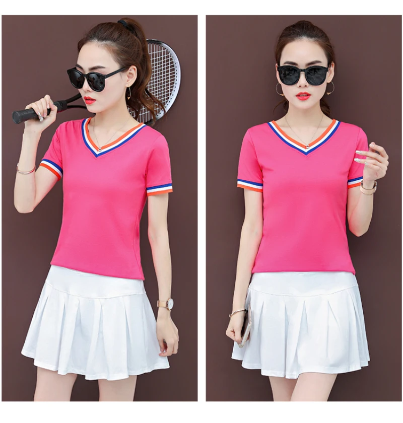 Tennis skorts cycling skirt safety leggings dress suit womens tennis short ladies tennis clothing plus size-8