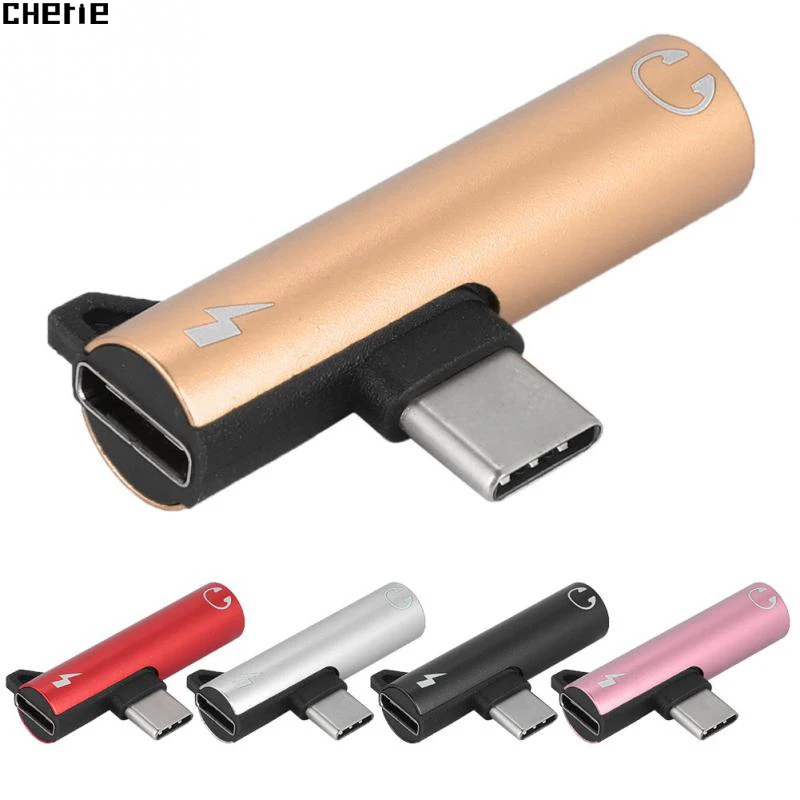 

Cherie USB Type-c To 3.5mm Earphone Jack Adapter For Xiaomi Mi 9 Samsung S10+ Aux Audio Cable Headphone Charging USB-C Converter