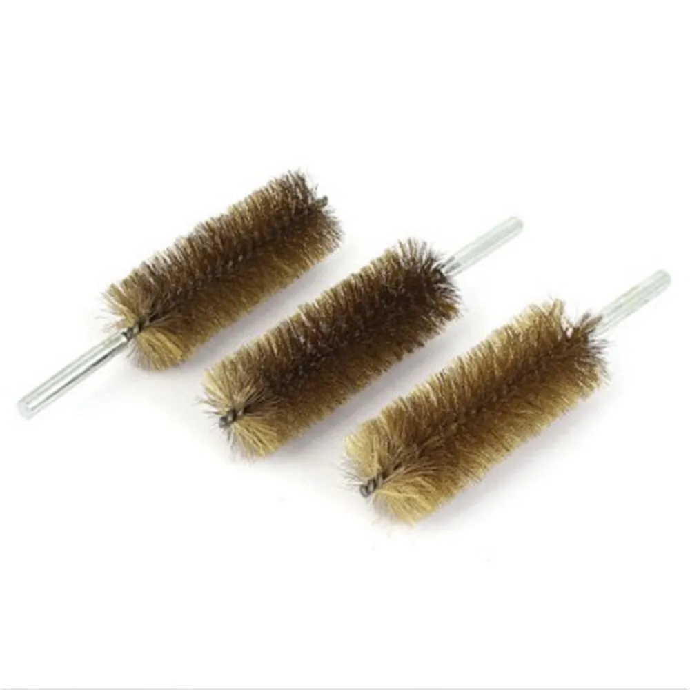 3 Pcs 40mm Brush Dia Copper Wire Pipe Tube Cleaning Chimney Brushsin Instrument Parts