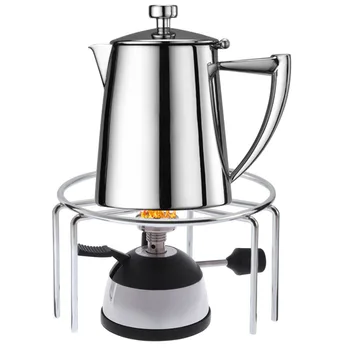 New Mini Tabletop Butane Gas Burner With Ceramic Flame Head 7.6x7.4cm For Siphon Syphon Hario Coffee Heater Maker akira halogen beam heater syphon coffee maker heater siphon coffee maker tool vacuum coffee pot beam heater with high quality