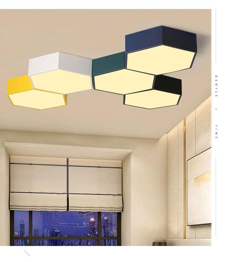 DIY светодиодный потолочный светильник в виде сот, потолочные светильники для гостиной, офиса, люстры, потолок для кабинета, детской комнаты