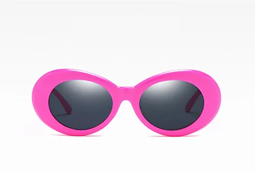 Oulylan plout очки сексуальные Винтажные Солнцезащитные очки женские маленькие круглые красные розовые очки в стиле Курта Кобейна UV400 очки - Цвет линз: ROSE