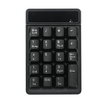 

2.4G Wireless Low Noise Mini Numeric Keypad 19 Keys Waterproof ABS Material For Microsoft Android and iMac