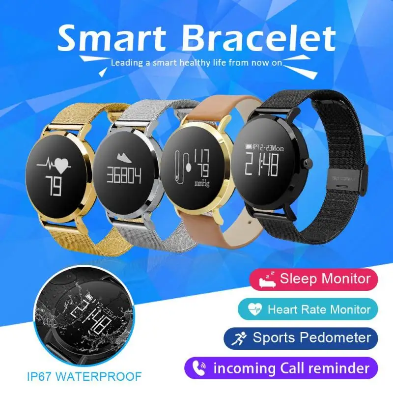 

Woman Smart Watch Women's Sport Bracelet SmartWatch Waterproof Heart Rate Monitor Bluetooth Message Reminder Wrist Watch