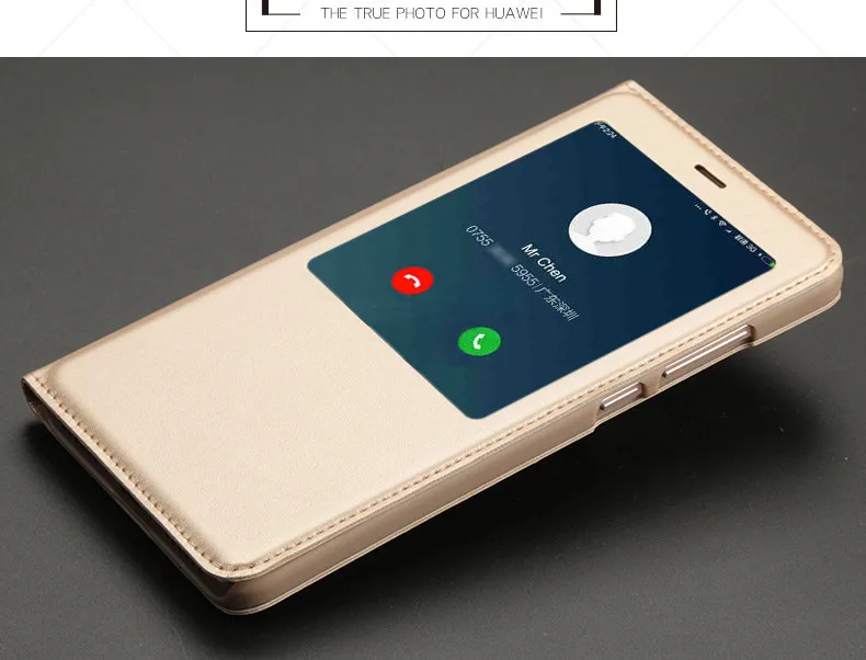 luxury open window leather flip case cover for xiaomi redmi note 4 4x 11