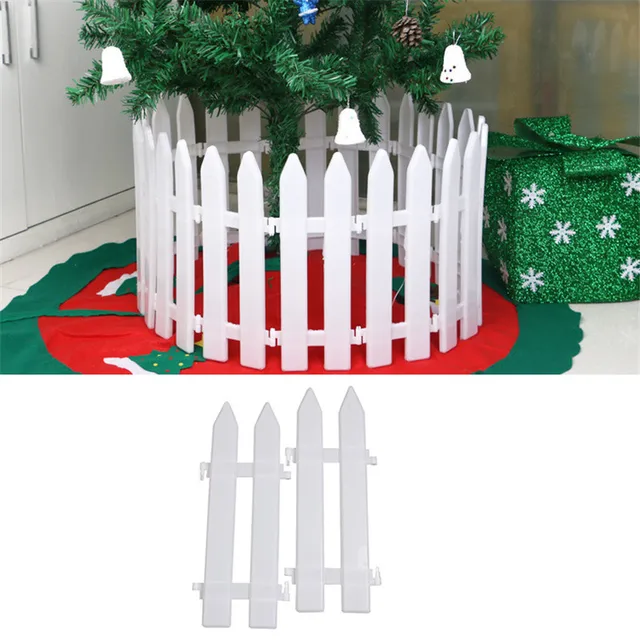 5pcslot christmas tree fences white color christmas decorative fence xmas decorations ornaments supplies - Christmas Fence Decorations 5pcslot christmas tree fences white color christmas decorative fence xmas decorations ornaments supplies - Christmas Fence Decorations