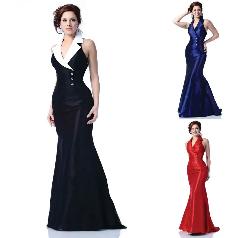 midnight blue mermaid dress