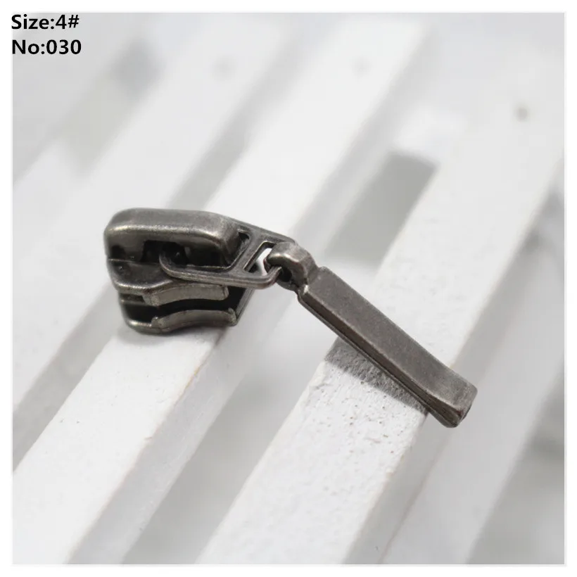 4 20pcs Wholesale High quality cool metal copper zipper head, clothing