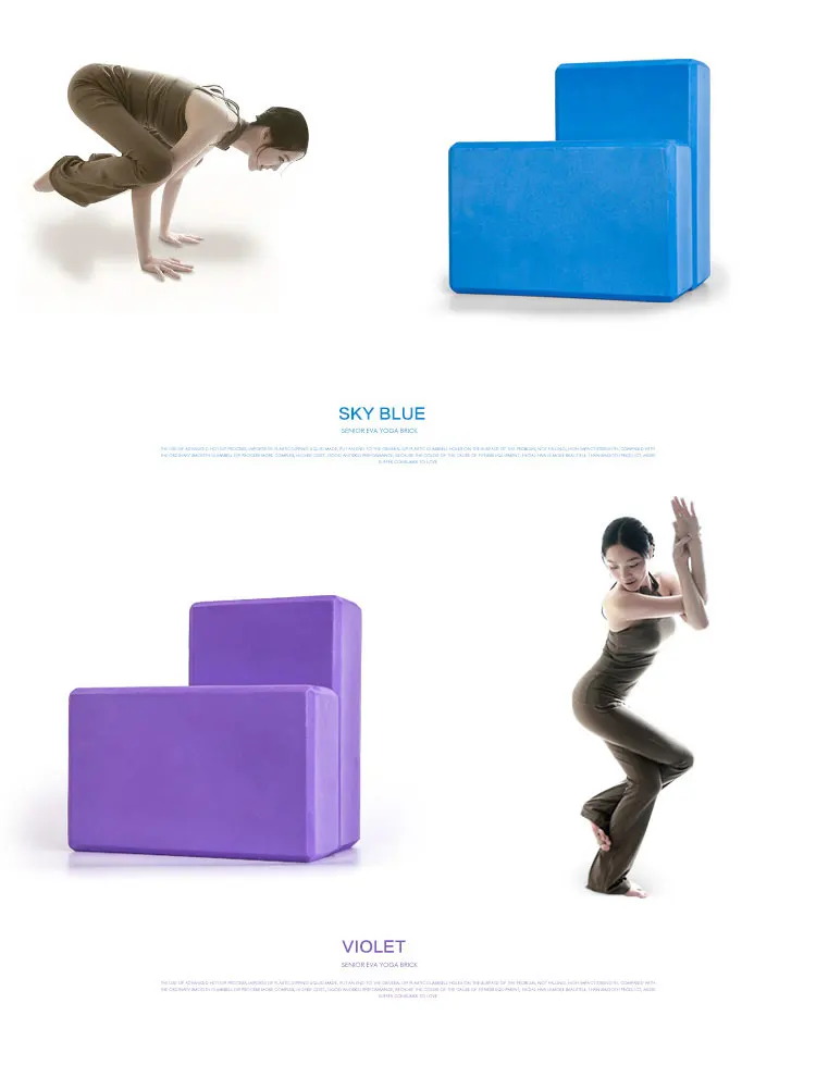 JUFIT 3 цвета Пилатес EVA пены блоки для йоги спортивные тренажерный зал пены тренировки блок для растяжки для коррекции фигуры санитарно-медицинских учреждениях программы