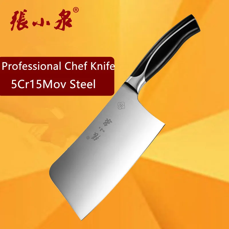 Free Shipping ZXQ 5Cr15Mov Kitchen Chop Bone Slice Dual purpose Knife