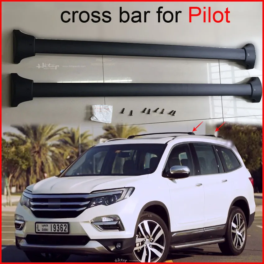 Newest roof rack cross bar for Honda new Pilot 2016 2018,stainless