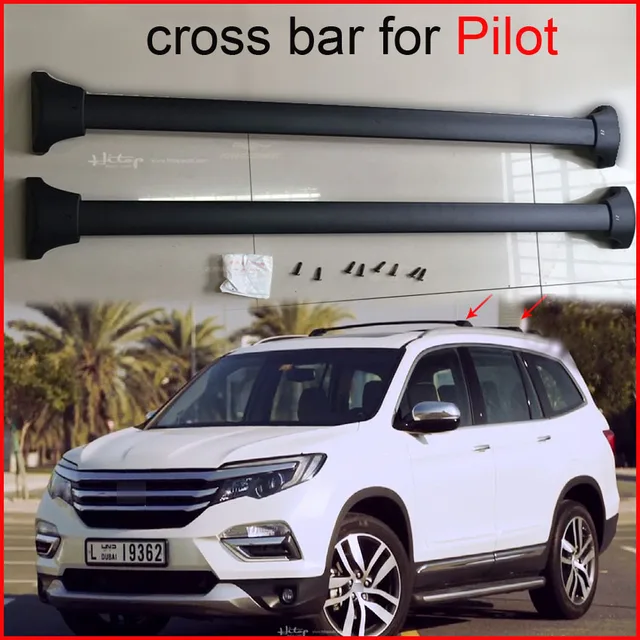 Newest roof rack cross bar for Honda new Pilot 2016 2018,stainless