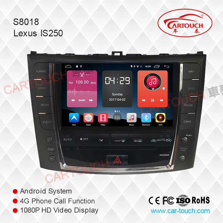 Автомобильный DVD стерео для LEXUS IS250 IS300 IS350 2006~ 2012 ANDROID автомобильный gps авто радио BLUETOOTH навигация Мультимедиа камера карта