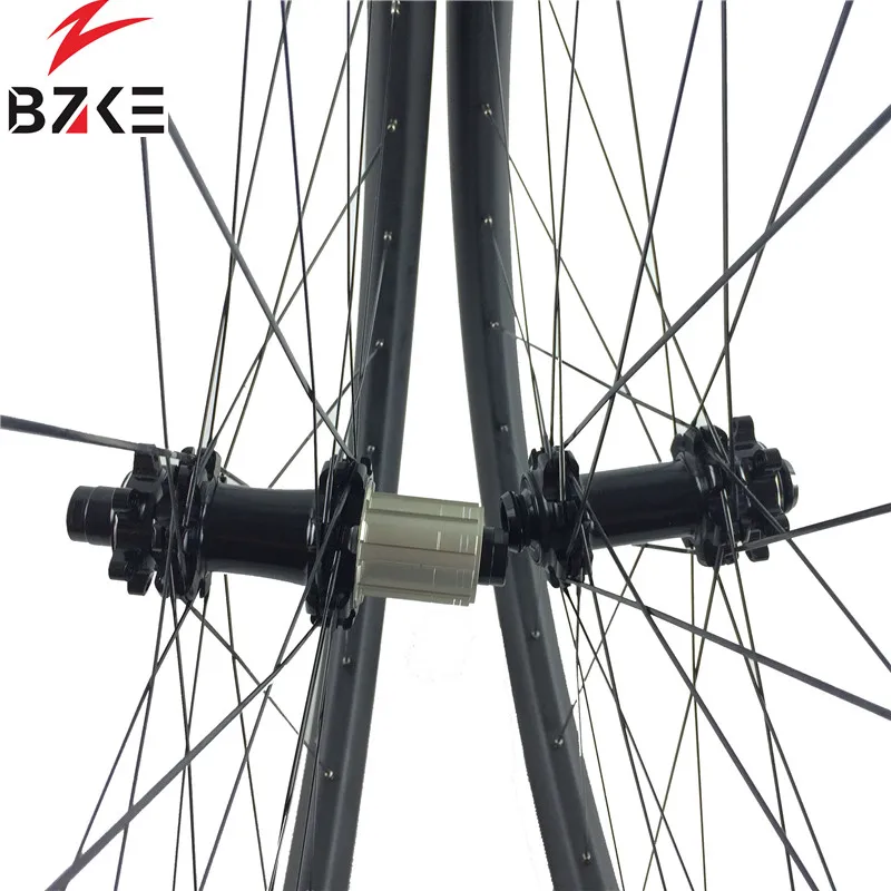 

carbon wheels 29er mtb wheelset carbon bicycle wheels 29 clincher carbon mtb wheels straight pull hub 40mm width clincher rims