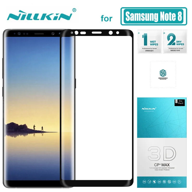 Для Samsung Galaxy Note 8 Nillkin 3D CP + Max полное покрытие закаленное стекло Защита экрана для