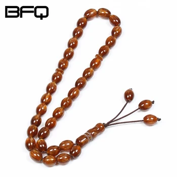 

BFQ Muslim Jewelry Design Prayer Beads Tasbih Dubai Size 12*16MM RE-MR025 Islamic Misbaha Beads 33 Sale