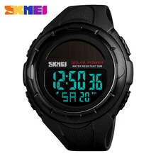 Skmei Relógio Digital Relógios Homens Led Solar Solar Militar Masculino Relógio Homens Relógios De Pulso de Quartzo Sports Watch Relogio masculino